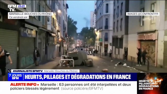 Émeutes à Marseille: le RAID envoyé sur la Canebière