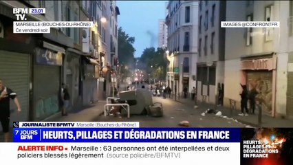 Émeutes à Marseille: le RAID envoyé sur la Canebière