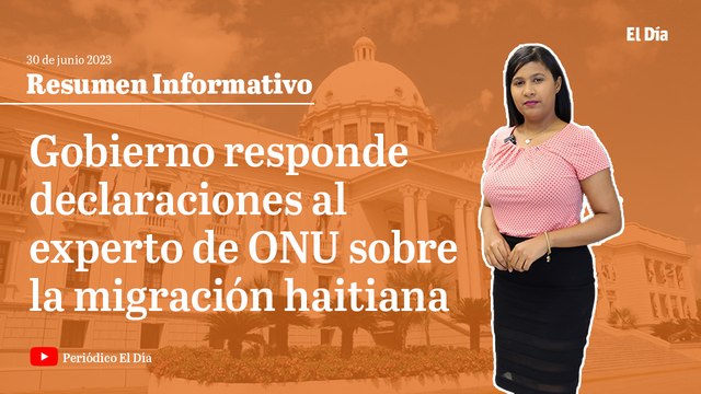 Gobierno arremete contra experto ONU, califica irrazonable pretender RD cargue con haitianos