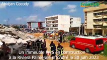 Un immeuble en construction effondré à Abidjan