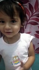 Cute Trishu saying she is looking beautiful-dm