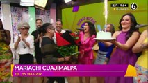 Yeka Rosales es sorprendida con mariachi en su cumpleaños