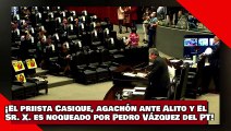 ¡VEAN! ¡El priista Casique, agachón ante Alito y El Sr. X. es noqueado por Pedro Vázquez del PT!