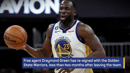 Download Video: Breaking News - Draymond Green re-signs with Golden State Warriors