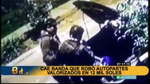 'Los Veloces de Lima': cae banda que robó autopartes valorizadas en S/12 mil en SJL