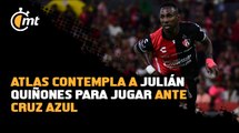 Atlas contempla a Julián Quiñones para jugar ante Cruz Azul, tras acuerdo con América