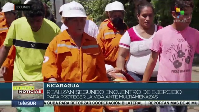 Se realiza en Nicaragua Segundo Ejercicio para proteger la vida ante multiamenazas.