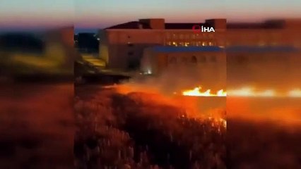 100 acres de blé ont été détruits à Keşan