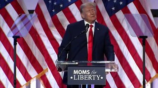 President Trump delivered his speech at Moms For Liberty Joyful Warrior Summit in Philadelphia, PA 6/30/2022
