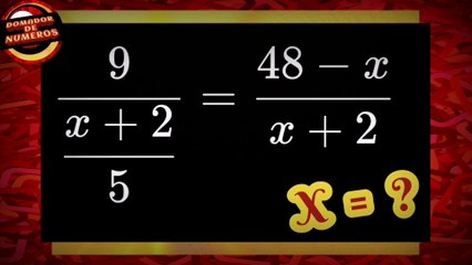 SOLUCIONANDO una ecuación racional en 2 minutos. SOLVING a rational equation in 2 minutes.