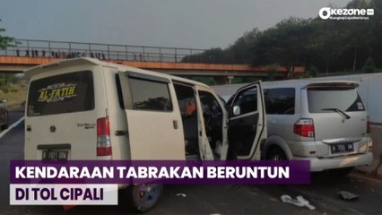 Arus Balik Libur Panjang Iduladha, 3 Kendaraan Tabrakan Beruntun di Tol Cipali