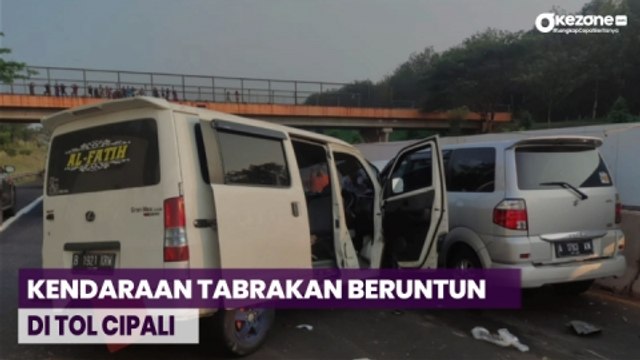 Arus Balik Libur Panjang Iduladha, 3 Kendaraan Tabrakan Beruntun di Tol Cipali