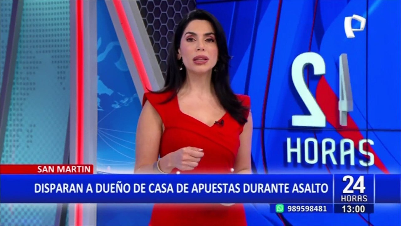 San Martín: Delincuente balea a dueño de casa de apuestas y se lleva 2 mil soles