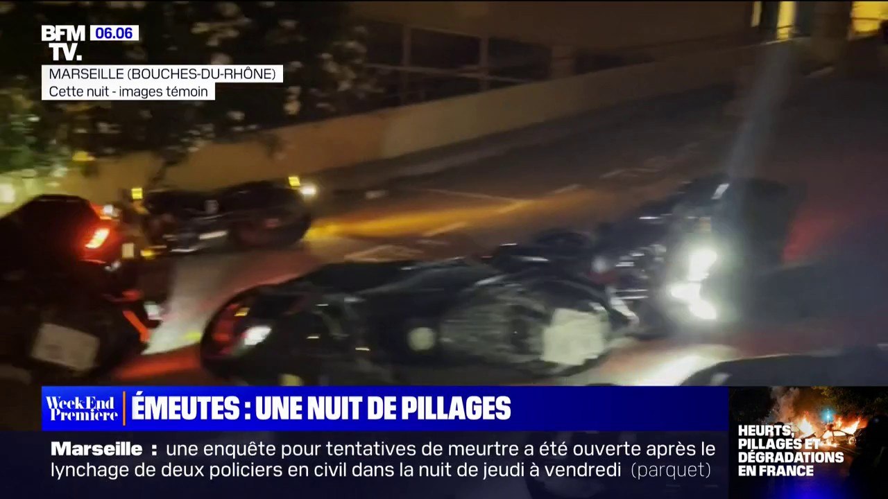 Quatrième nuit d'émeutes: les pillages se sont...