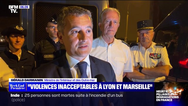 Émeutes: Gérald Darmanin a annoncé dans la nuit des violences d'une intensité bien moindre et 471 interpellations au niveau national