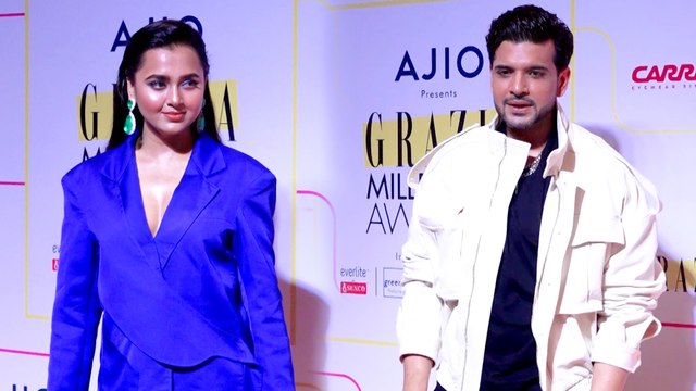 Tejasswi Prakash- Karan Kundrra Look Stunning At Grazia Millenial Awards 2023