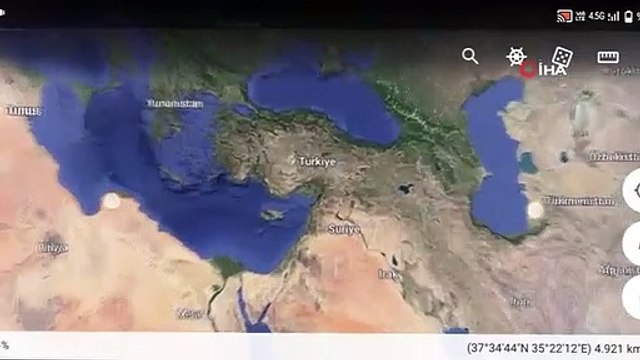 Enkaz kent Hatay'da yıkımın boyutunu uydu görüntüleri gözler önüne serdi