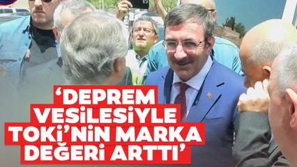 Cevdet Yılmaz Binlerce İnsanın Öldüğü Deprem Bölgesinde TOKİ'yi Övdü