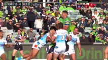 NRL 2023 Canberra Raiders vs Gold Coast Titans Round 18 Highlights