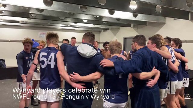 Wynyard players celebrate NWFL round 13 win | July 2023 | The Advocate