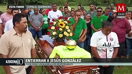Sepultan Jesús González, líder del PVEM asesinado en Copala