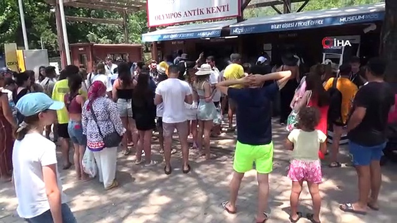 Olympos ve Adrasan'da bayram tatilinde günlük 6...