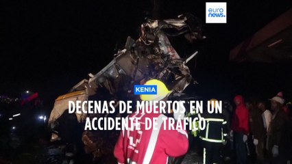 Un accidente de carretera deja decenas de muertos en Kenia