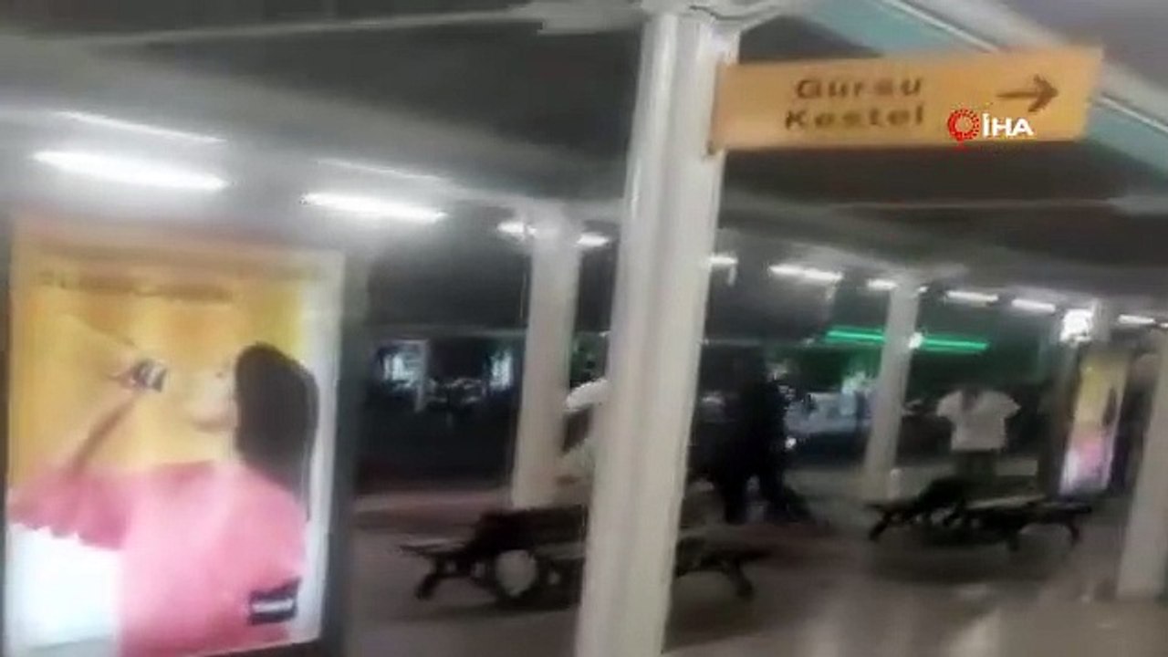 An der U-Bahn-Station kam es zu einer Schlägerei