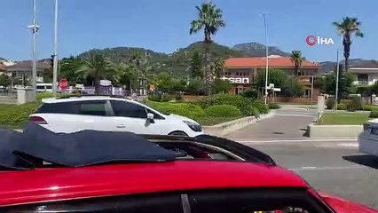 Marmaris'e gelen tatilcilerin dönüş yolculuğu başladı