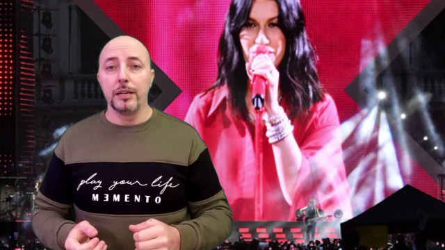 Laura Pausini, concerto a Venezia con l'acqua alta, il temporale e il blackout