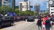 Man tackled, arrested after running in front of Trump's motorcade  USA
