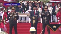 [FULL] Pidato Presiden Jokowi di HUT ke-77 Bhayangkara, Senang Kepercayaan Masyarakat ke Polri Naik!