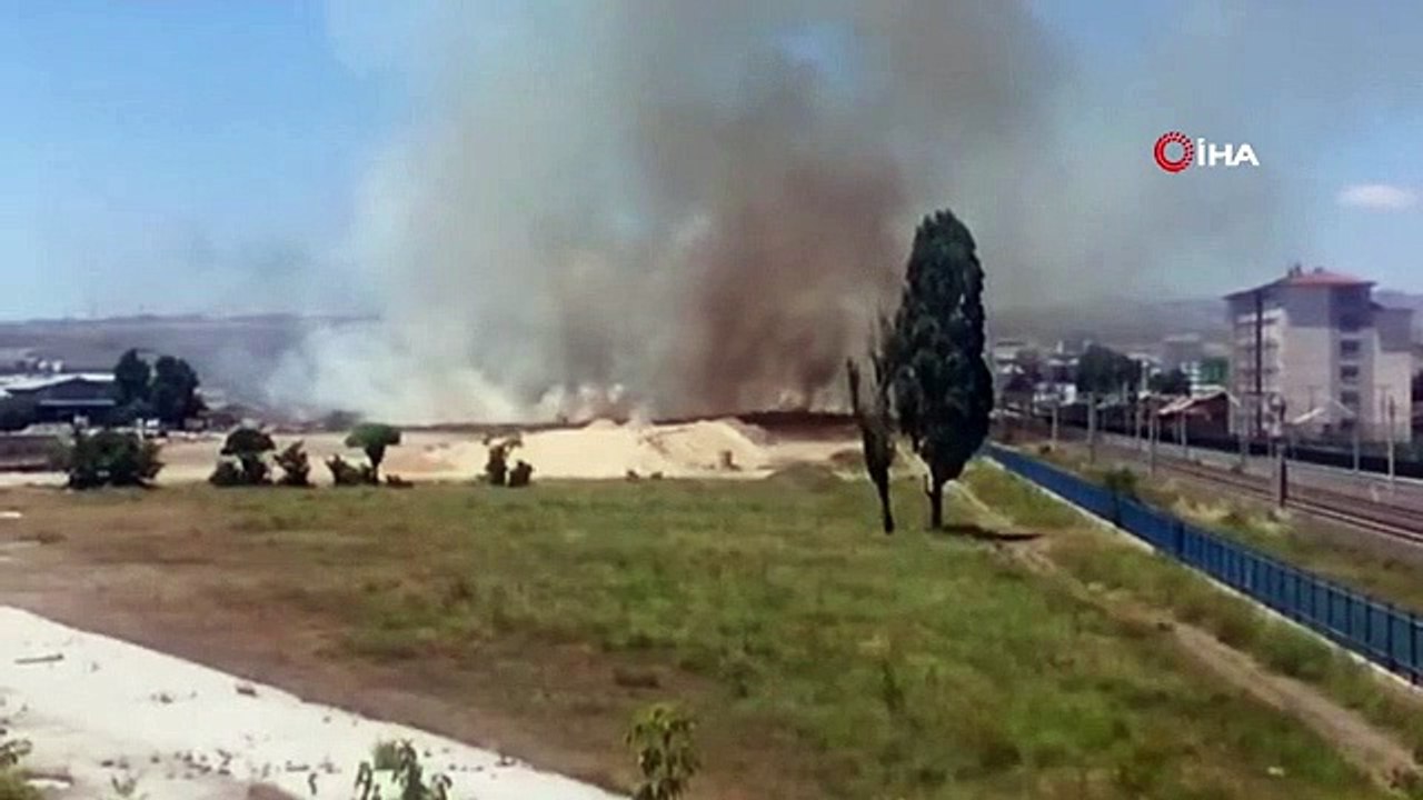 Erschreckender Brand im Industriegebiet Sincan