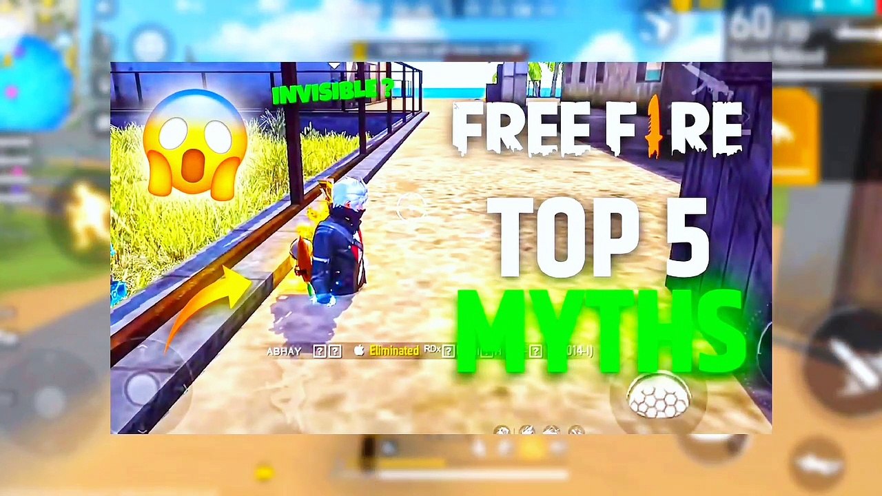 Top 5 Myths In Free Fire|Free Fire Top Myths|Part 2|Bot Sanju