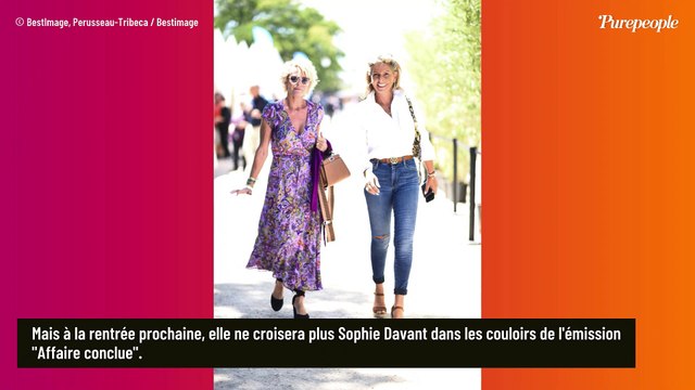 Caroline Margeridon ébranlée par le départ de Sophie Davant d'Affaire conclue : 1er tournage bizarre avec Julia Vignali