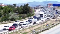Tatilciler dönüş yoluna geçti: 43 ilin geçiş güzergahında trafik yoğunluğu başladı