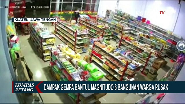 Gempa Bantul Magnitudo 6 Akibatkan Kerusakan Bangunan Warga Klaten