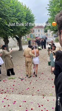 Alice Attal a partagé des images du mariage de son frère Ben Attal avec Jordane Crantelle sur Instagram, le 1er juillet 2023.