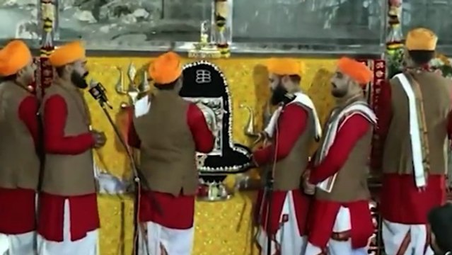 Amarnath Yatra 2023: पवित्र अमरनाथ गुफा में हुई 'आरती', भक्तों ने किए दर्शन