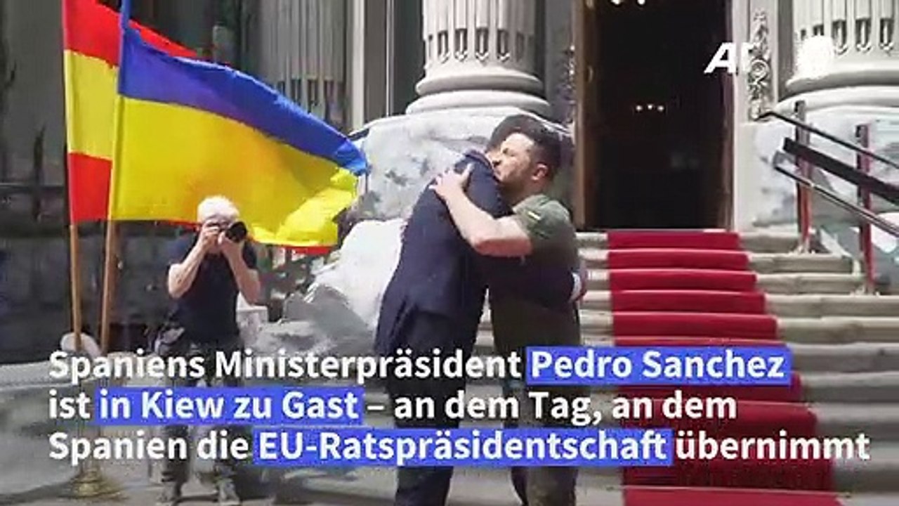 Spanien übernimmt eu-ratspräsidentschaft - sanchez reist nach kiew