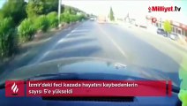 İzmir’de 5 kişinin hayatını kaybettiği kaza kamerada