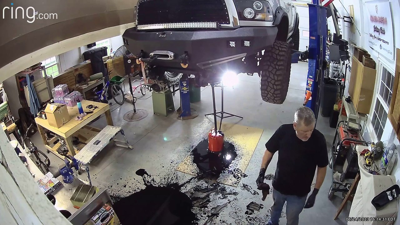 Spilled Oil Makes Massive Mess