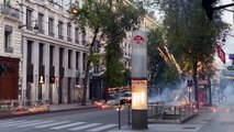 Lyon| Disturbios, vandalismo y enfrentamientos entre policías y manifestantes