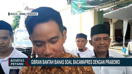 Gibran Ungkap Tak Pernah Bahas soal Bacawapres dengan Prabowo!