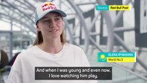 Elena Rybakina names Roger Federer as her favourite player