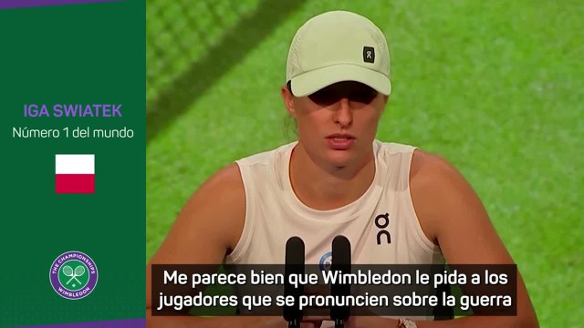 El mensaje rotundo de Swiatek sobre Rusia, Ucrania y la guerra