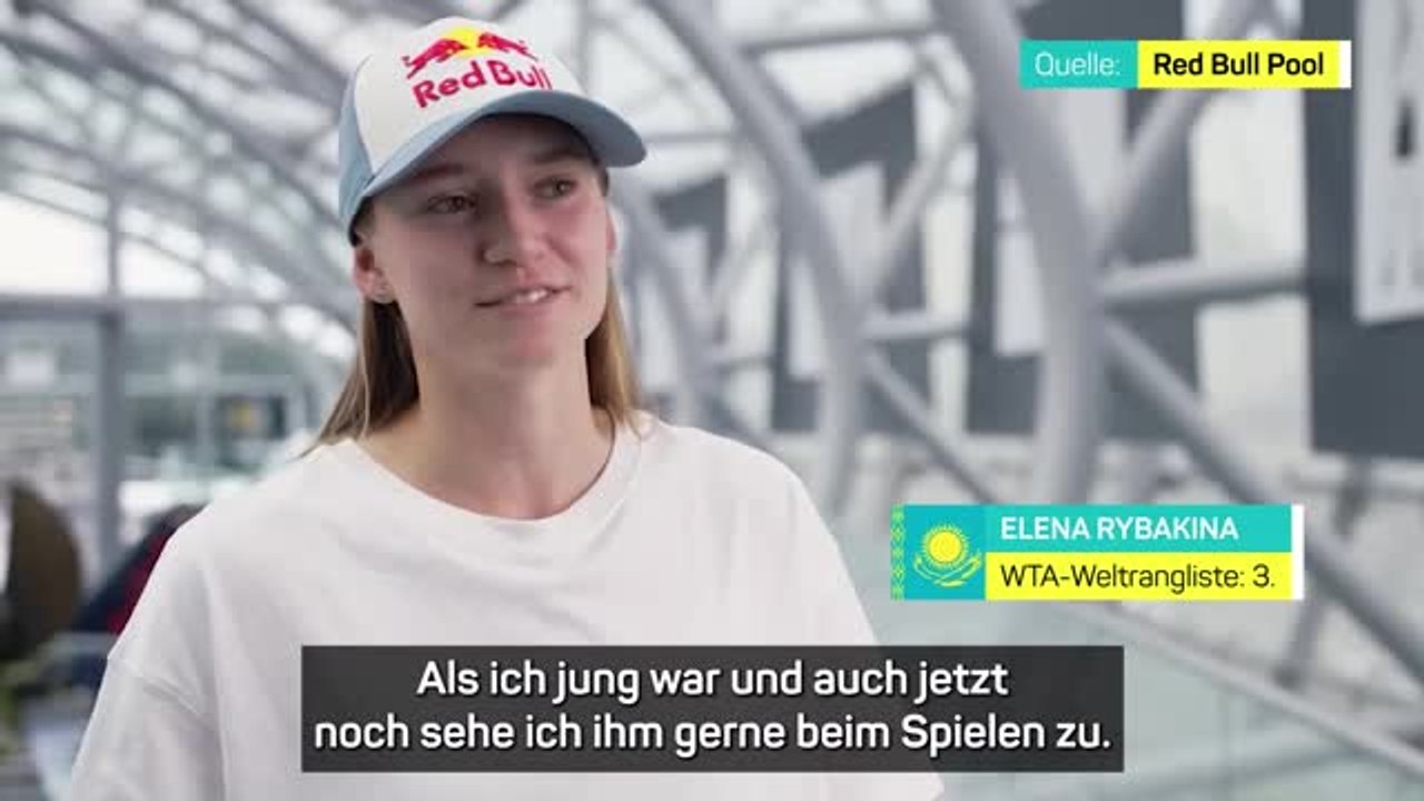 Rybakina: 'Mein Lieblingsspieler ist Federer'