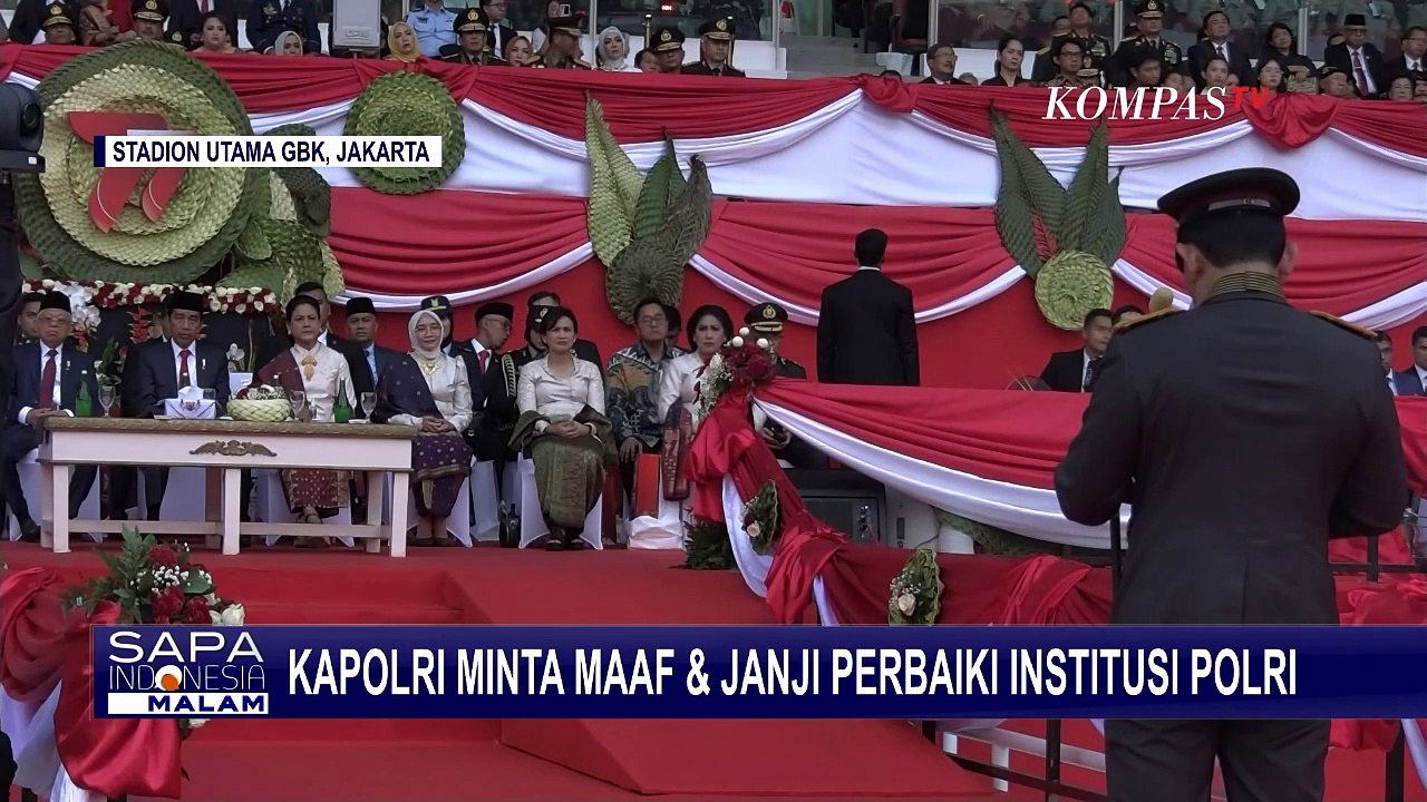 Kapolri Minta Maaf dan Janji Perbaiki Institusi Polri