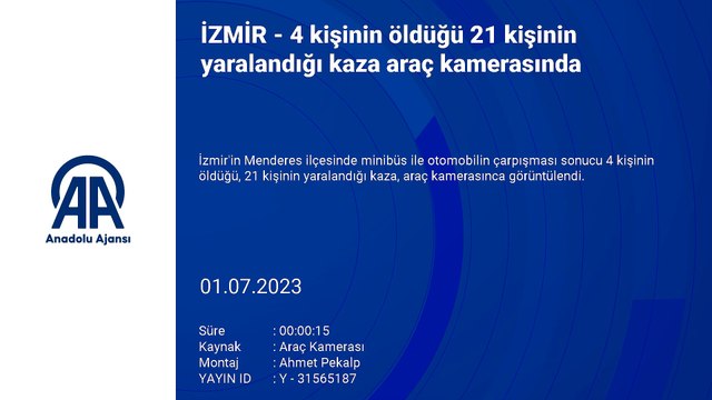 İzmir'de Makas Atmak İsteyen Sürücü 5 Kişiyi Öldürdü, 20 Kişiyi Yaraladı!