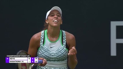 Eastbourne - Keys remporte son premier titre de la saison